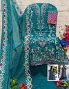 Adan Inlay Premium 25 By Deepsy Pure Cotton Embroidery Work Top With Bottom Dupatta Online Wholesale  
